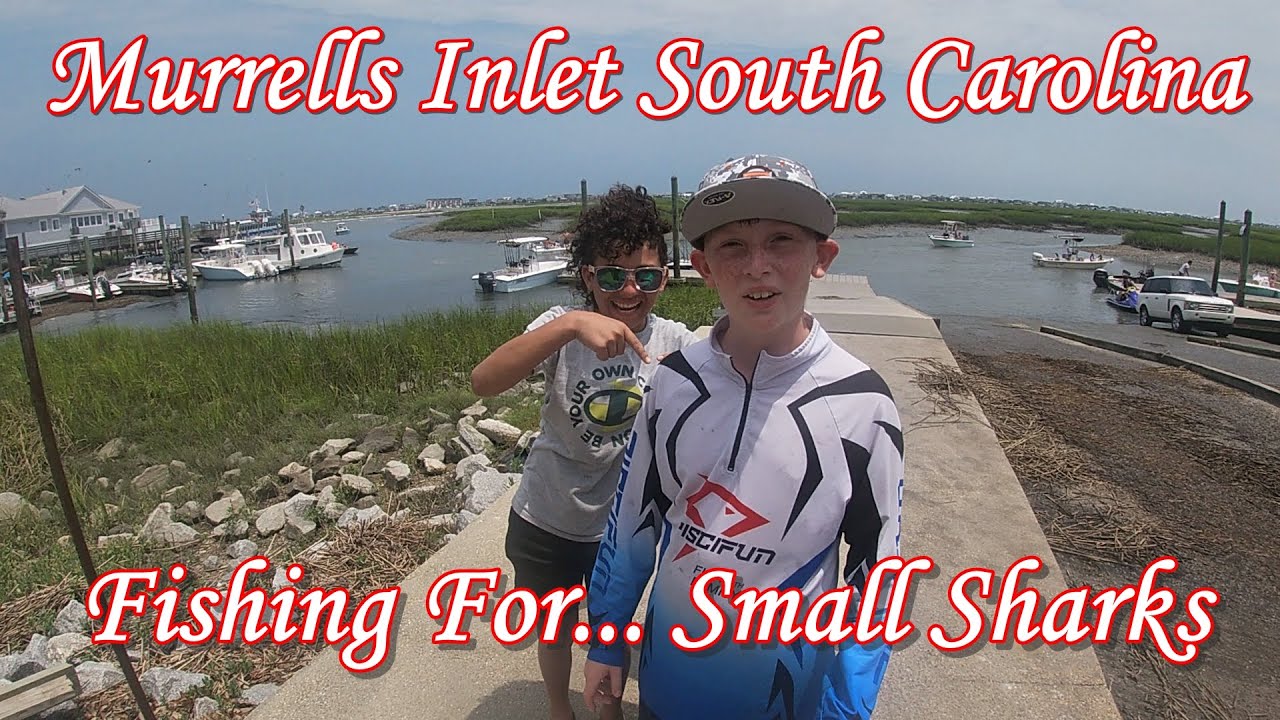 07 03 23 Fishing with Pierce: Murrells Inlet SC Fishing for Small Sharks in the Inlet