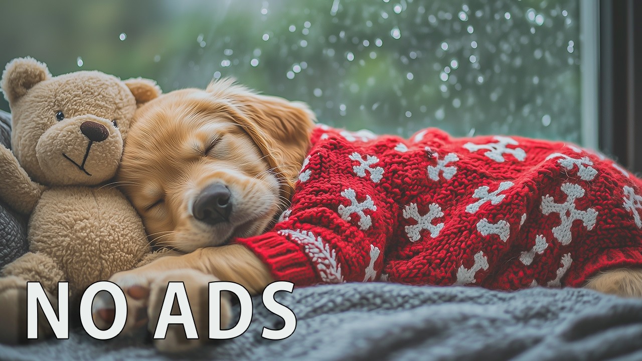 12 HOURS Relaxing Music for Dogs 🐶🌸 Gentle Restful Atmosphere 🎶 Maintain Calm Energy 💤 No Ads