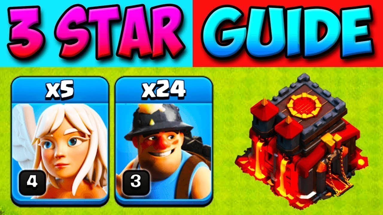 TH10 MINER ATTACK! Town Hall 10 Attack Strategy  CLASH OF CLANS COC