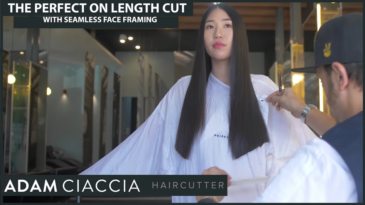 How to create a ‘One Length Cut’ & Seamless Layers on Episode #46 of HairTube© with Adam Ciaccia