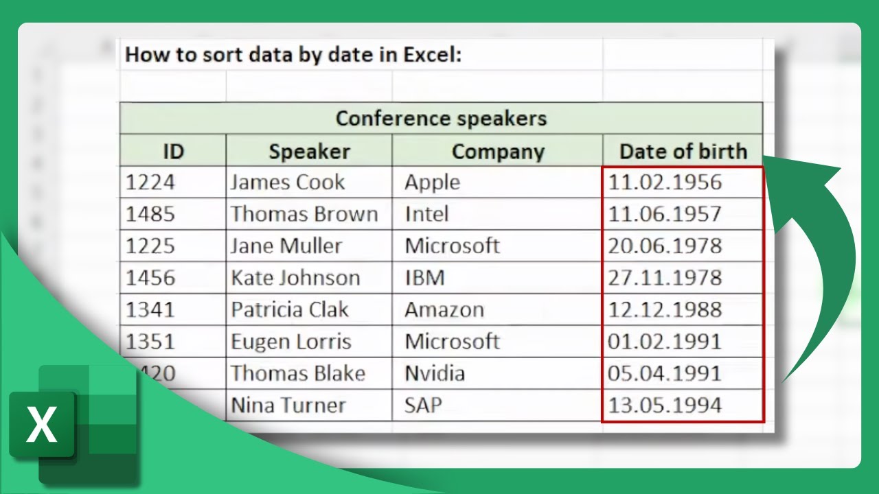 How to Sort Data by Date in Excel | Microsoft Excel Tutorial (2025)