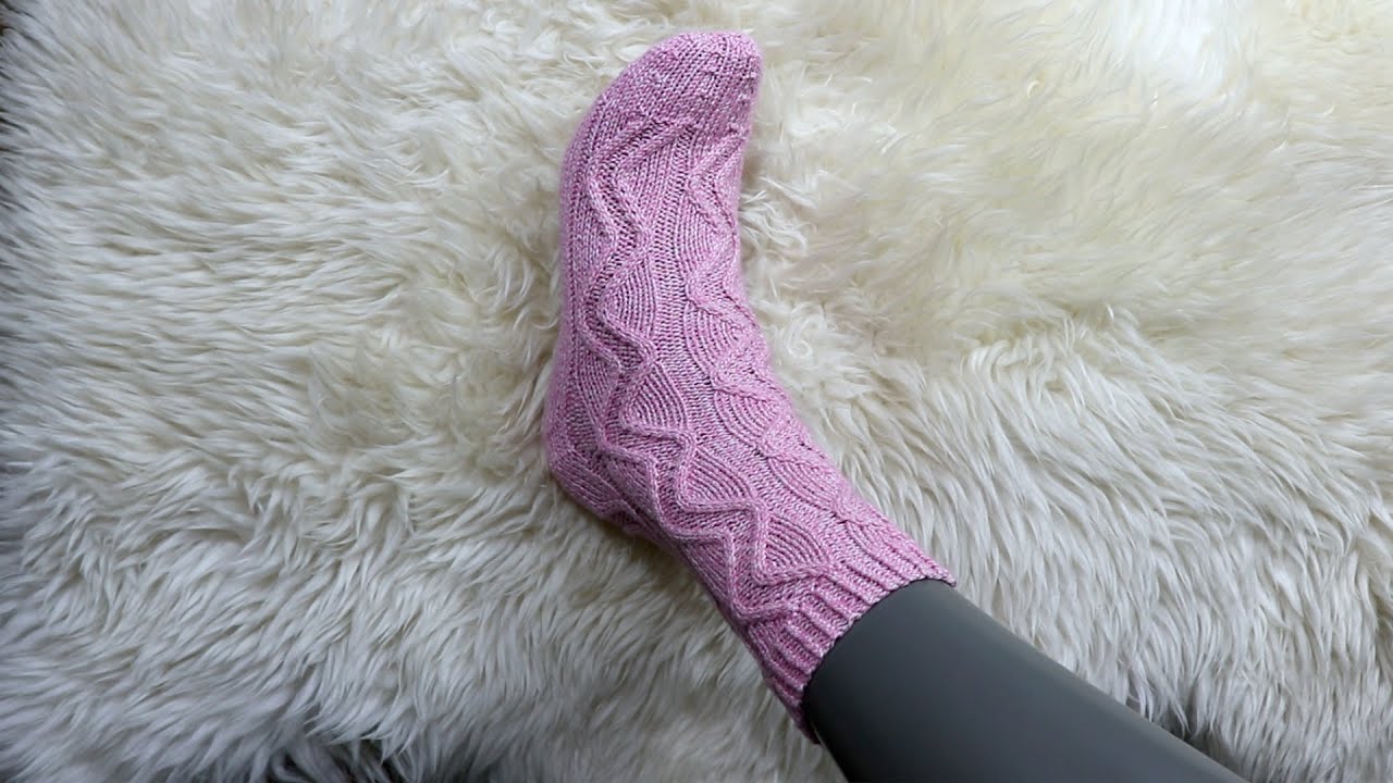 #Socken offen stricken 