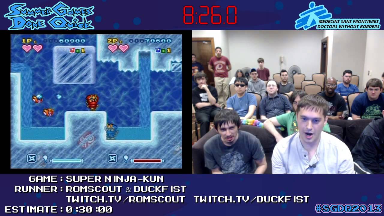 Super Ninja-Kun [Famicom] - Co-op SPEED RUN in 0:21:09 at #SGDQ 2013