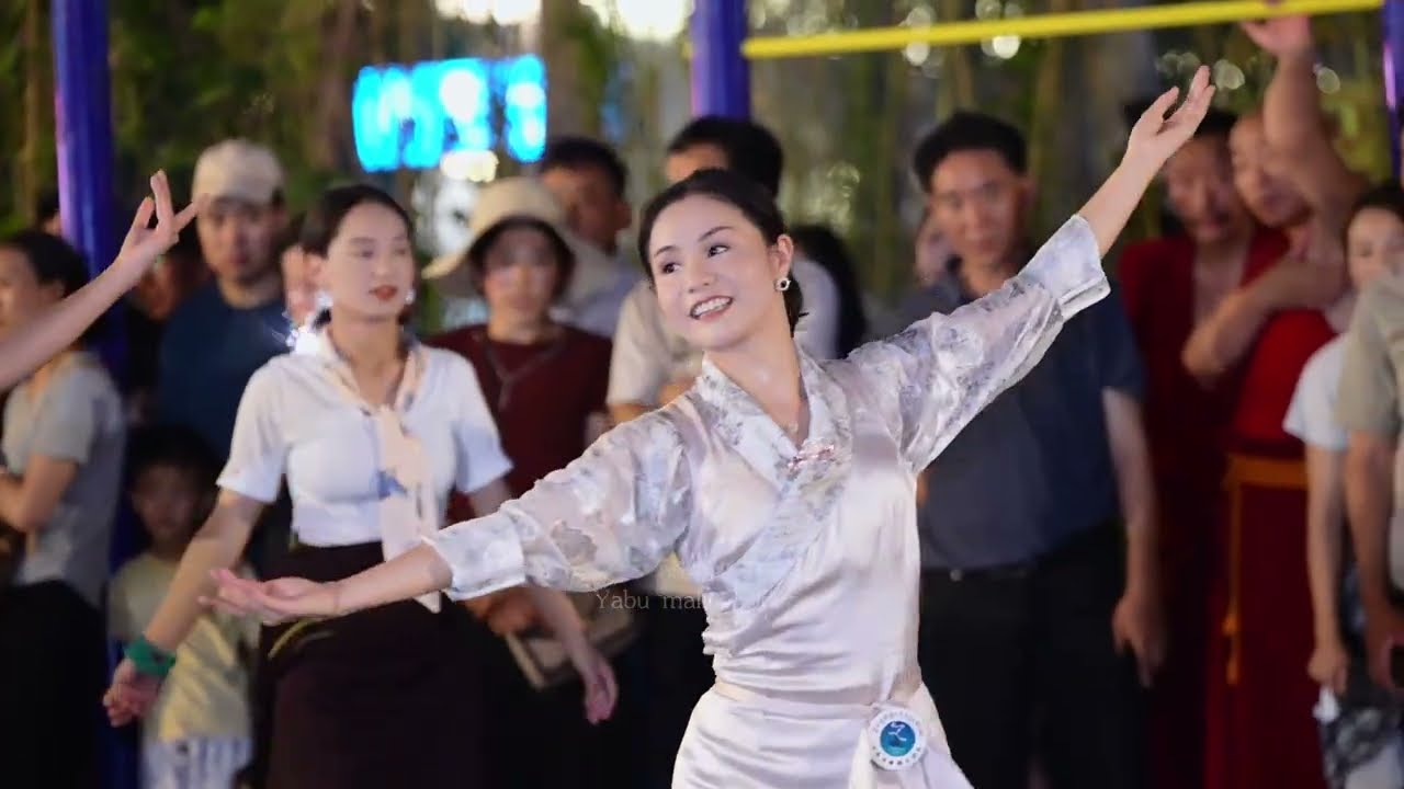 YongJi танцовщиц, зор горяч ха GuoZhuang команд танц, традицион тибетск музык 💖