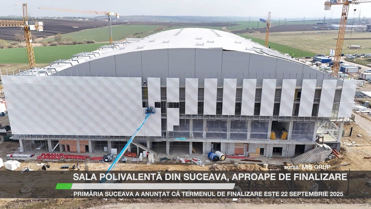 Sala Polivalentă din Suceava, aproape de finalizare