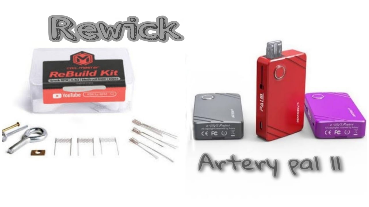 Rebuild kit Artery pal 2 pods!! Coil reguler!!