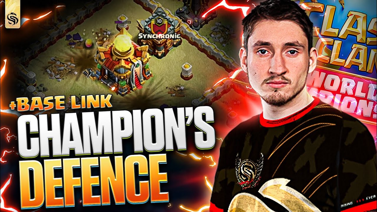 SYNCHRONIC GAMING WORLD CHAMPIOPNSHIP WINNING DEFENCES + BASE LINKS | CLASH OF CLANS
