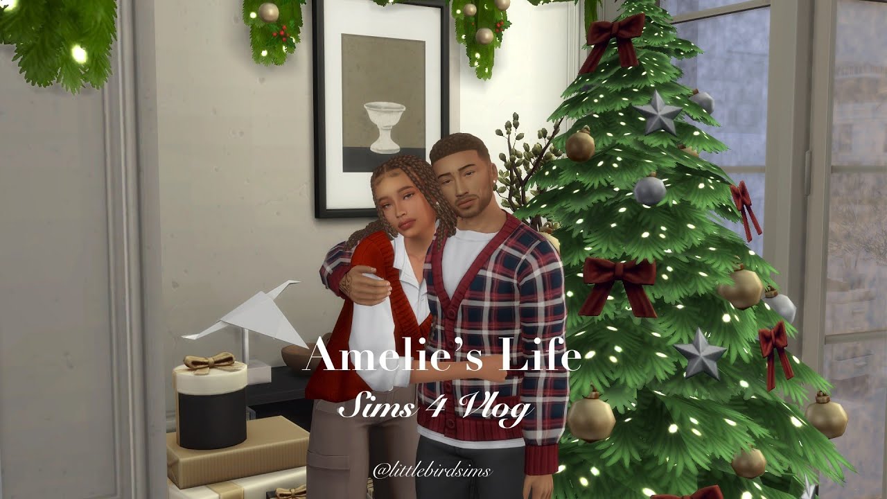 [ Sims 4 Vlog - S5E50 ] Amelie's Life- Christmas Eve With Dad