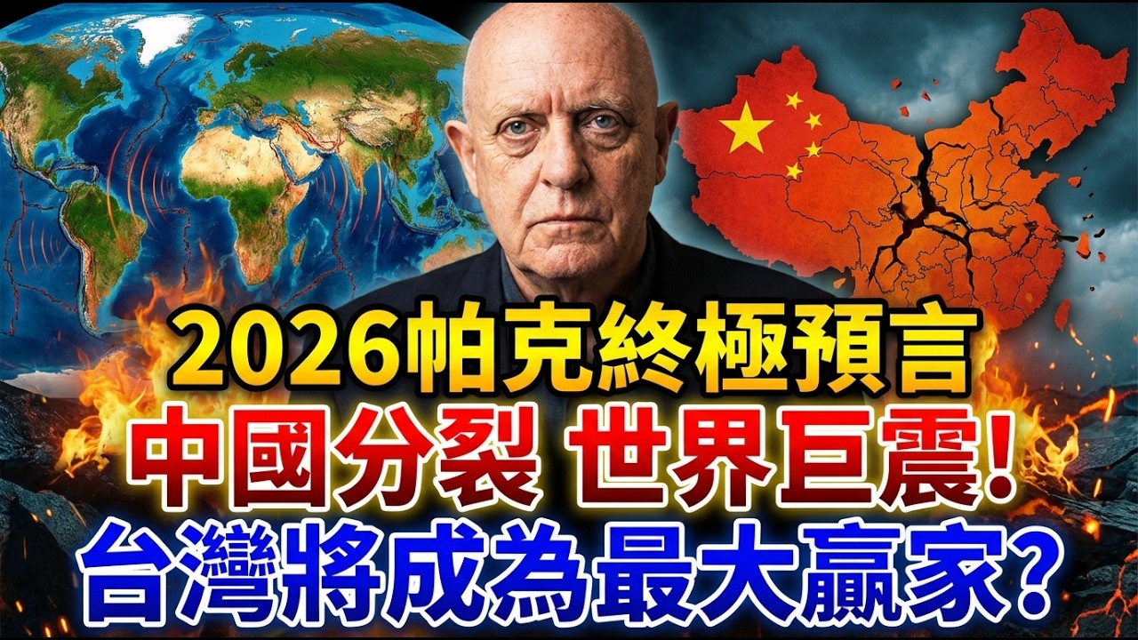 2026終極警鐘：台海火花引爆美中俄日暗戰？日本「毒氣雲」、AI網戰、南印度海嘯與中國崩解時間線曝光