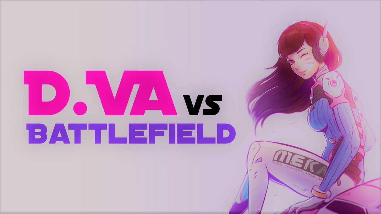 D.VA vs Battlefield - REMIX