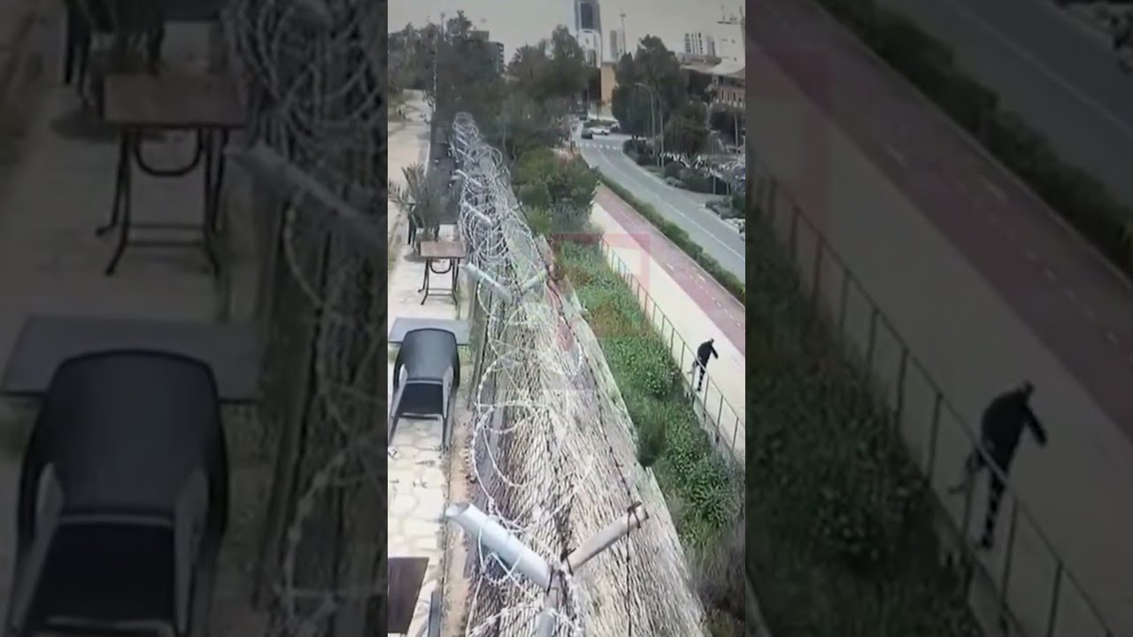 G&uuml;ney Kıbrıs&rsquo;taki EOKA destek&ccedil;ilerinden KKTC&rsquo;deki sivillere taşlı saldırı: O anlar kamerada #shorts