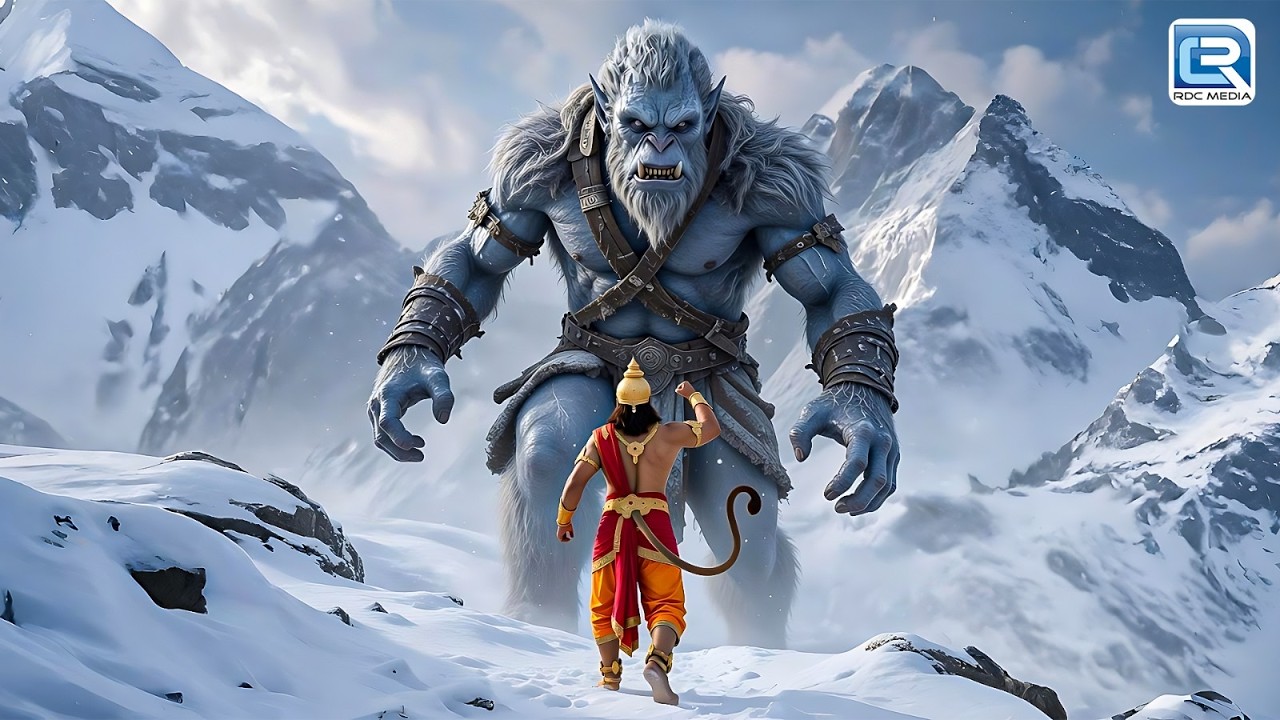 हिमालय के बर्फीले पर्वतों पर मानवी दैत्य ने कर दिया हनुमान जी का अंत | Hanuma | हर हर महादेव