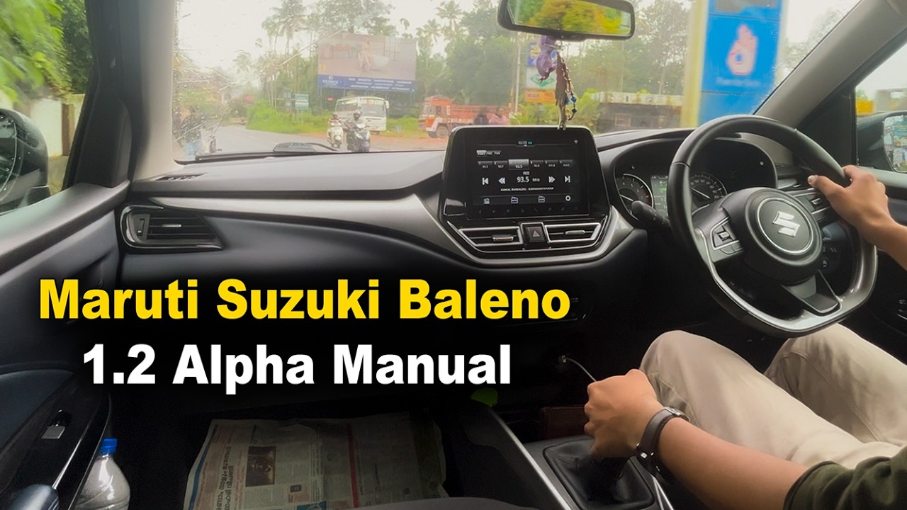 POV ASMR Drive | 2022 Maruti Suzuki Baleno 1.2 Alpha Manual | RAINY Day Drive | ASMR | Fun Drive