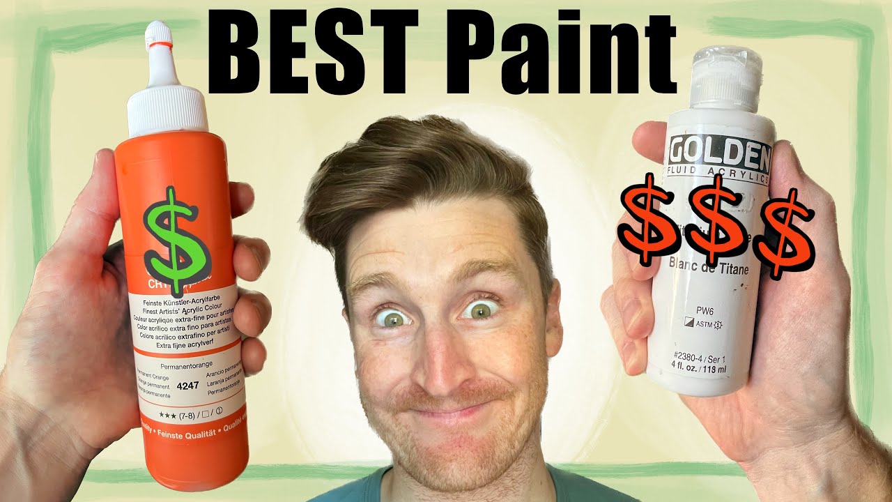 Cheaper Alternative to GOLDEN FLUID Acrylic Paints (4 new paintings)