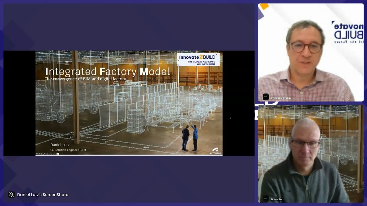 Daniel Lutz from Autodesk / Integrated Factory Modelling - The convergence of BIM and digital