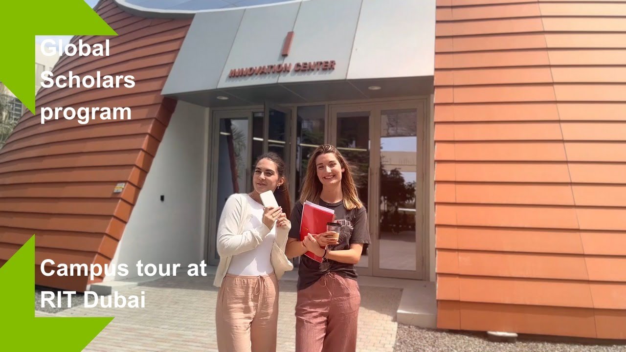 Global Scholars program - Campus tour at RIT Dubai