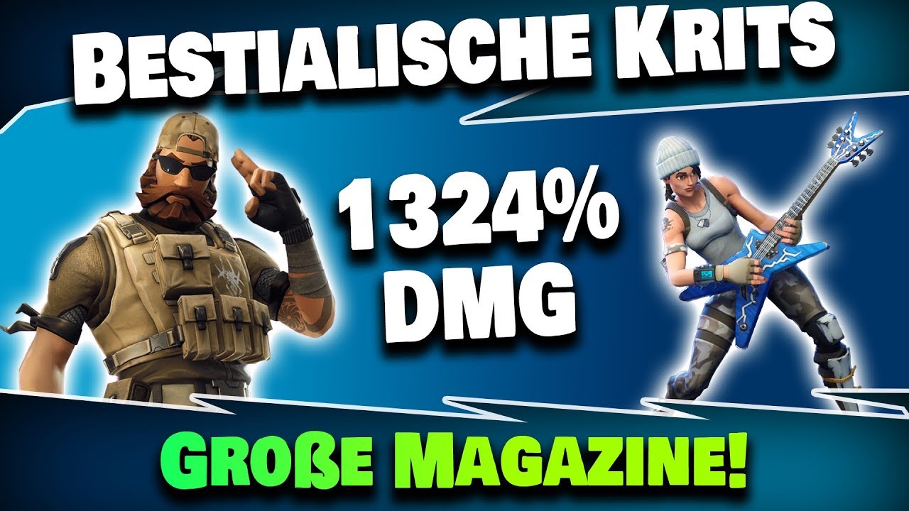Sturmgewehr / LMG Setup für Maximalen Schaden | Fortnite Rette die Welt
