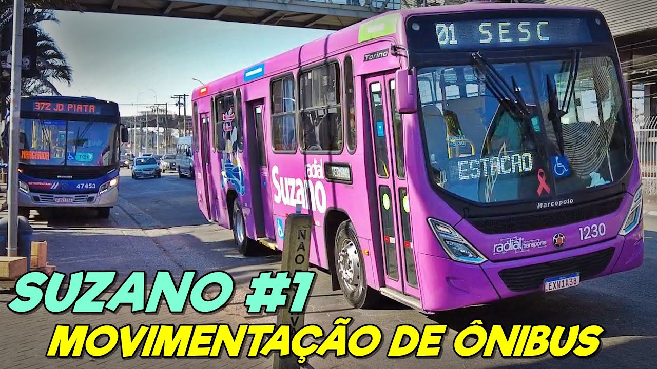 MOVIMENTAÇÃO DE ÔNIBUS NA ESTAÇÃO  CPTM SUZANO #1