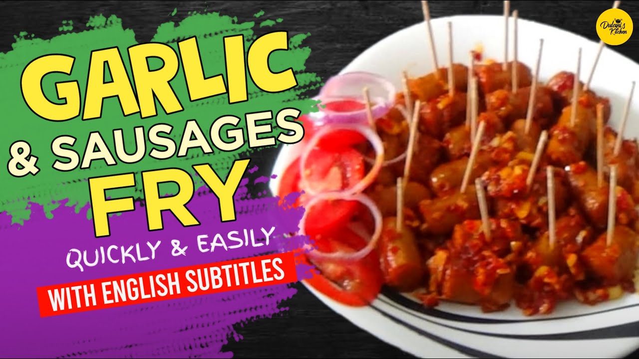 Garlic and Sausages fry | Sausages Recipe | Easy and fast food | Spicy Recipe