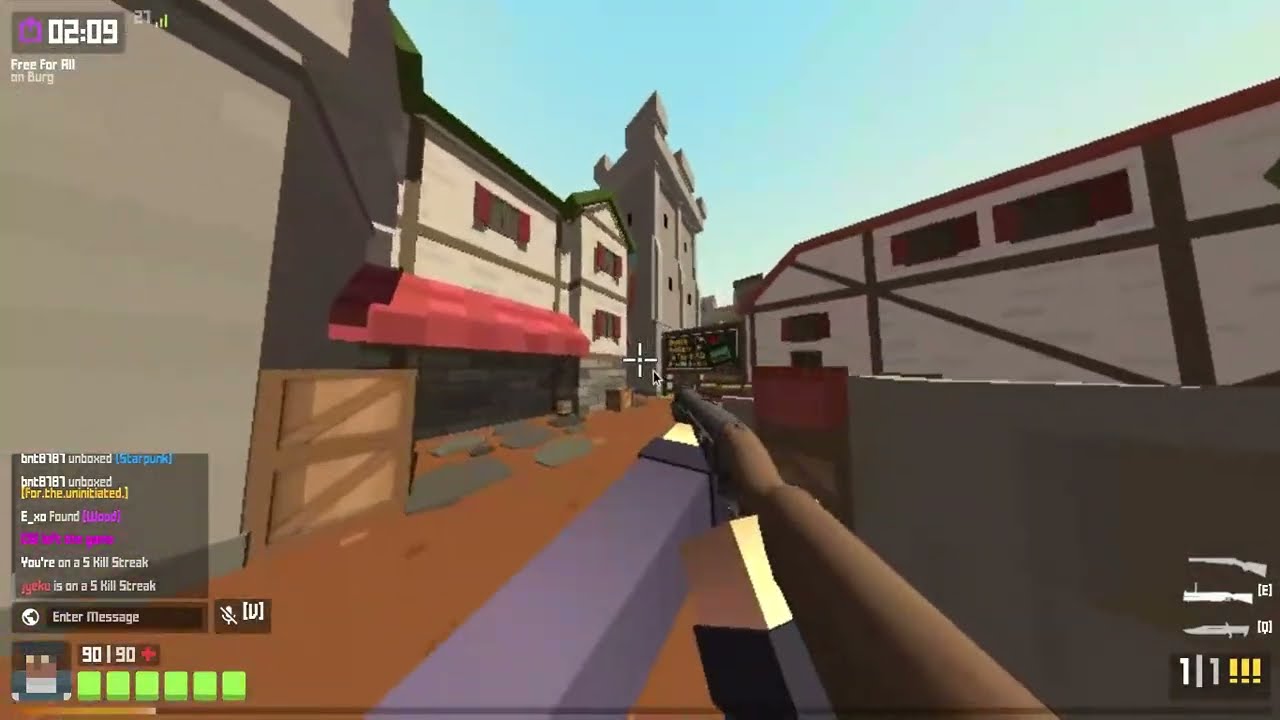 playing with shotgun.