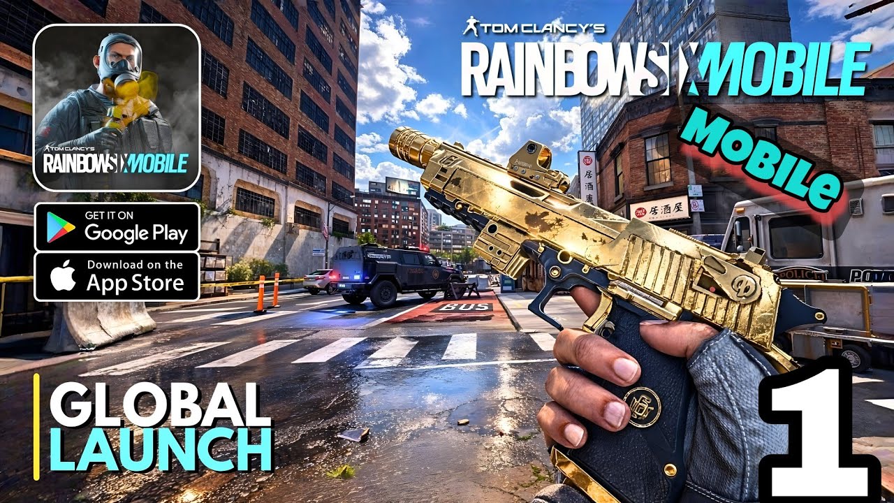 Rainbow Six Mobile First Gameplay Walkthrough Part 1 ( ios, Android )