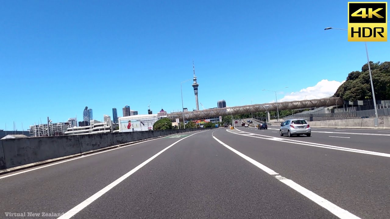 【4K HDR】Driving From Devonport To Queen Street Auckland City New Zealand!