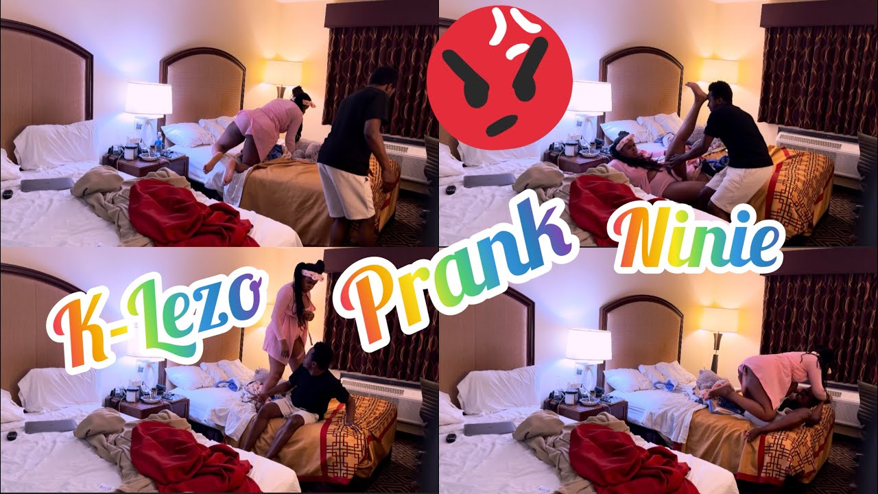 K-Lezo kraze figi Ninie a kalot,black mache di li plumen Ninie joul te pote fleur Pou Ninie an prank