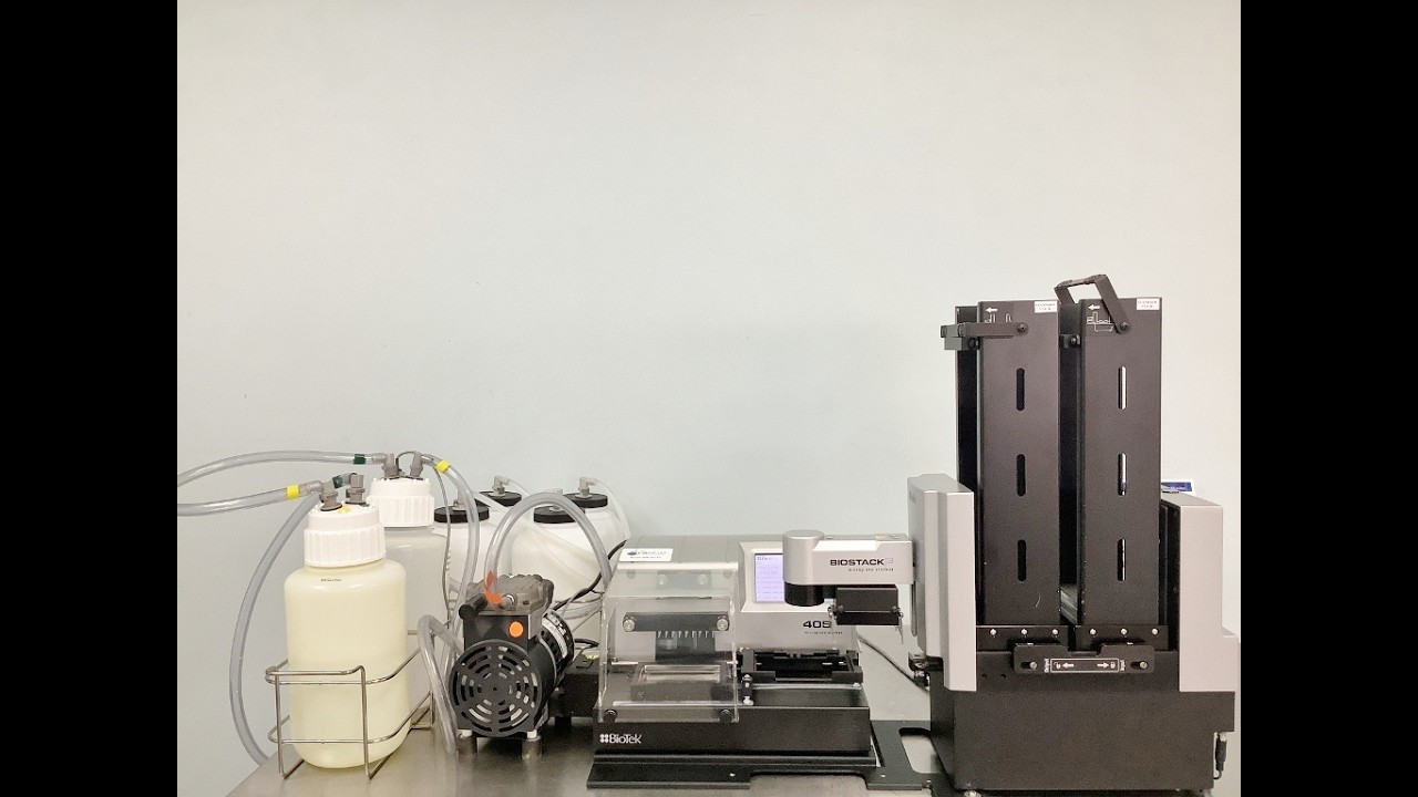Видеоролик о микропланшетном промывателе BioTek 405TS, идентификатор 29142.