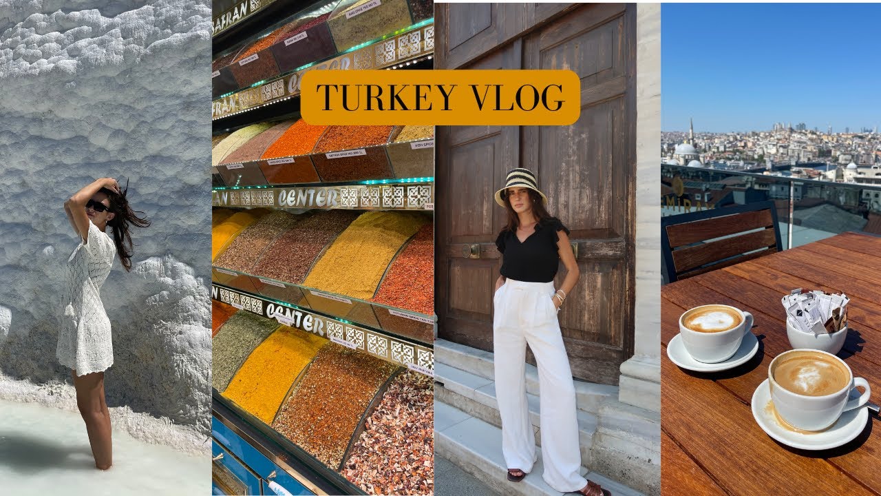 EURO SUMMER - Turkey vlog - visiting Istanbul, going to Pamukkale, and my 23rd birthday