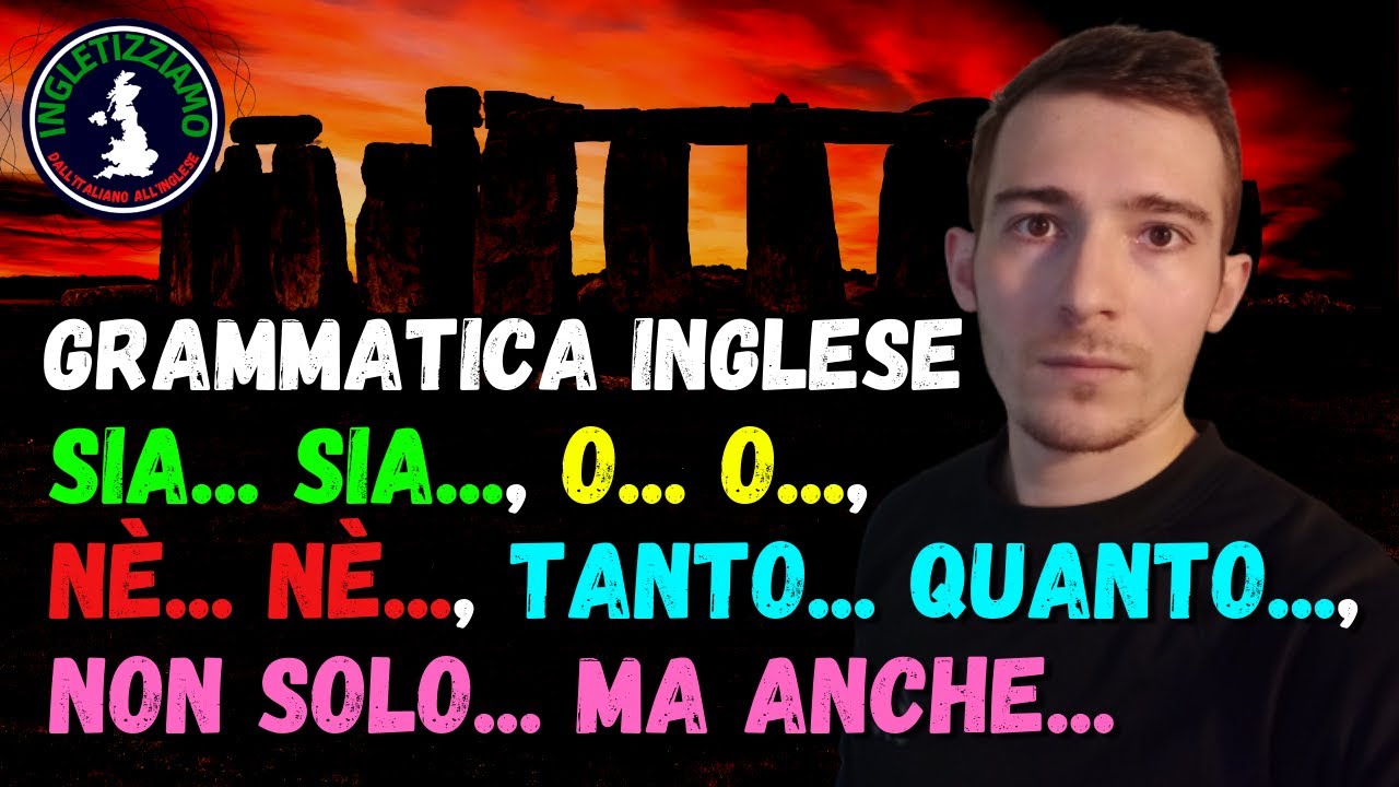 Congiunzioni Correlative in Inglese... in 12 MINUTI #englishgrammar