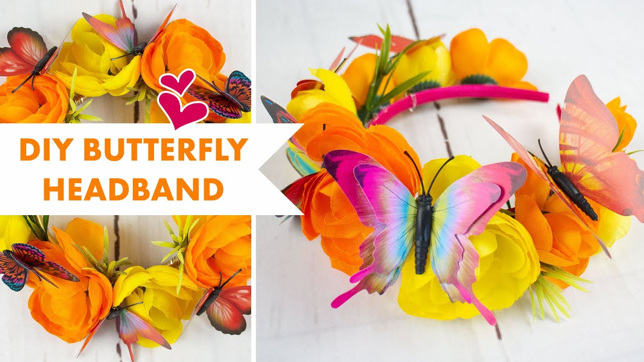Easy Butterfly Headband DIY  🦋| BalsaCircle.com