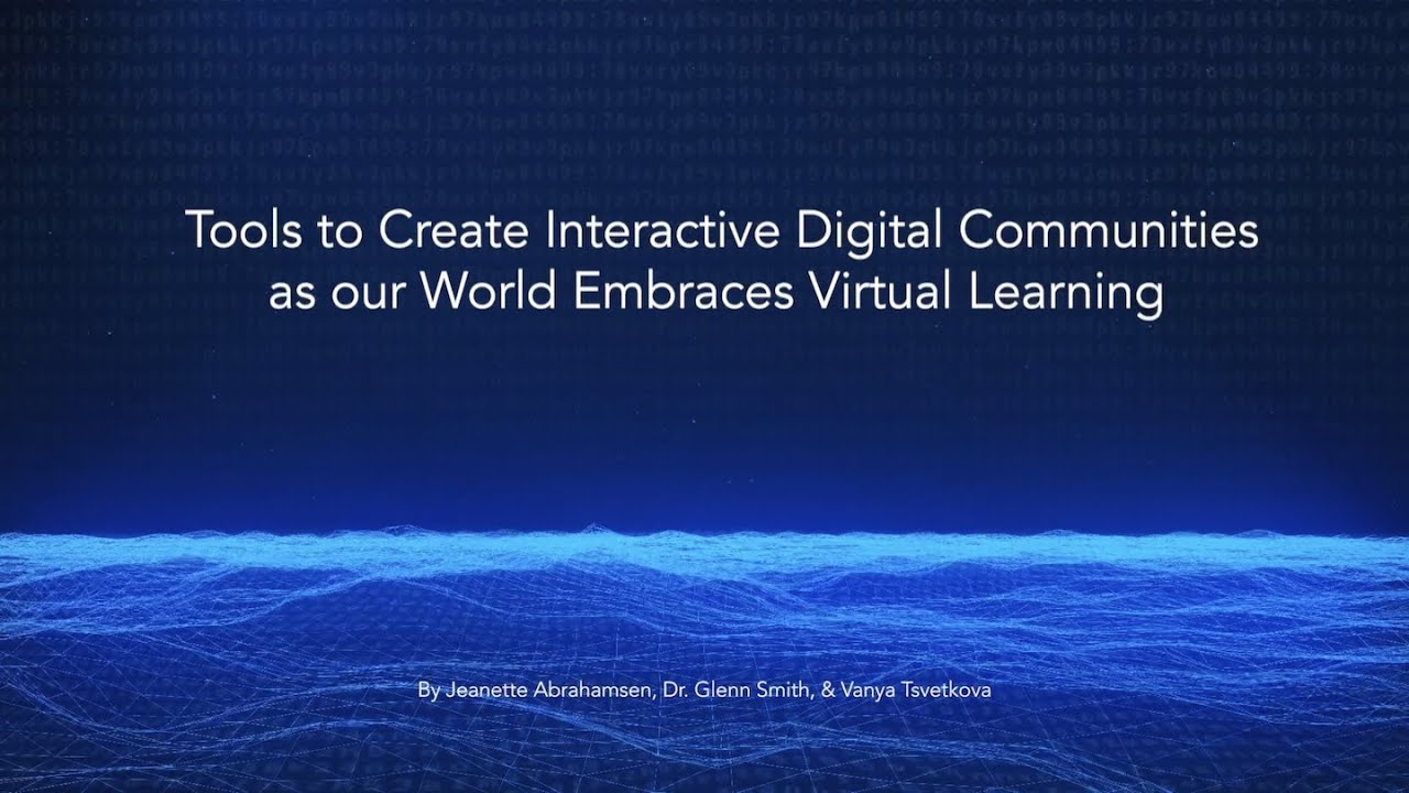 AECT Presentation: Tools to Create Interactive Digital Communities