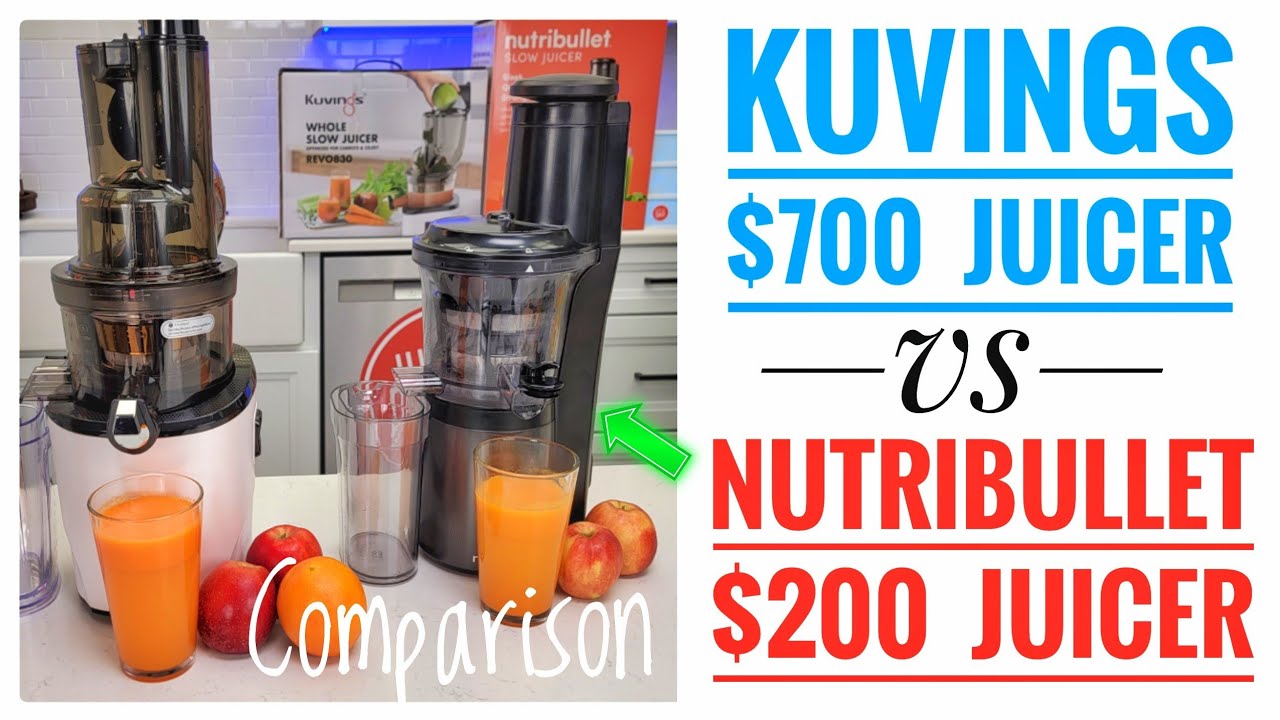 Сравнение соковыжималок Nutribullet ($200) и Kuvings ($700)