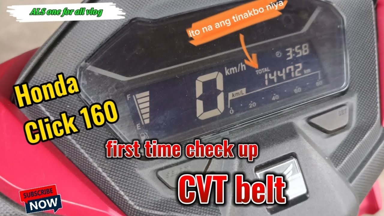 Honda Click 160 matte red First time Check up CVT V belt #youtubeshorts#youtube#honda