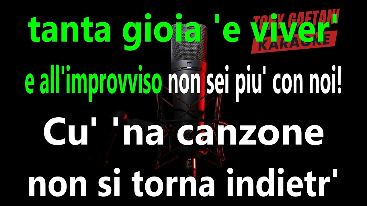 NINO FIORELLO - ANGELO BLU [base karaoke con testo]