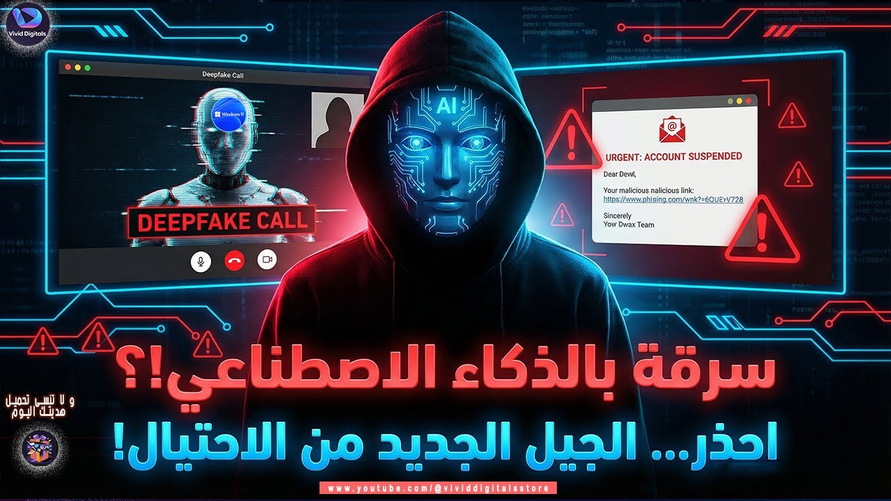 أخطر جرائم بالذكاء الاصطناعي في 2025… وكيف تحدث بالفعل! ⚠🤖