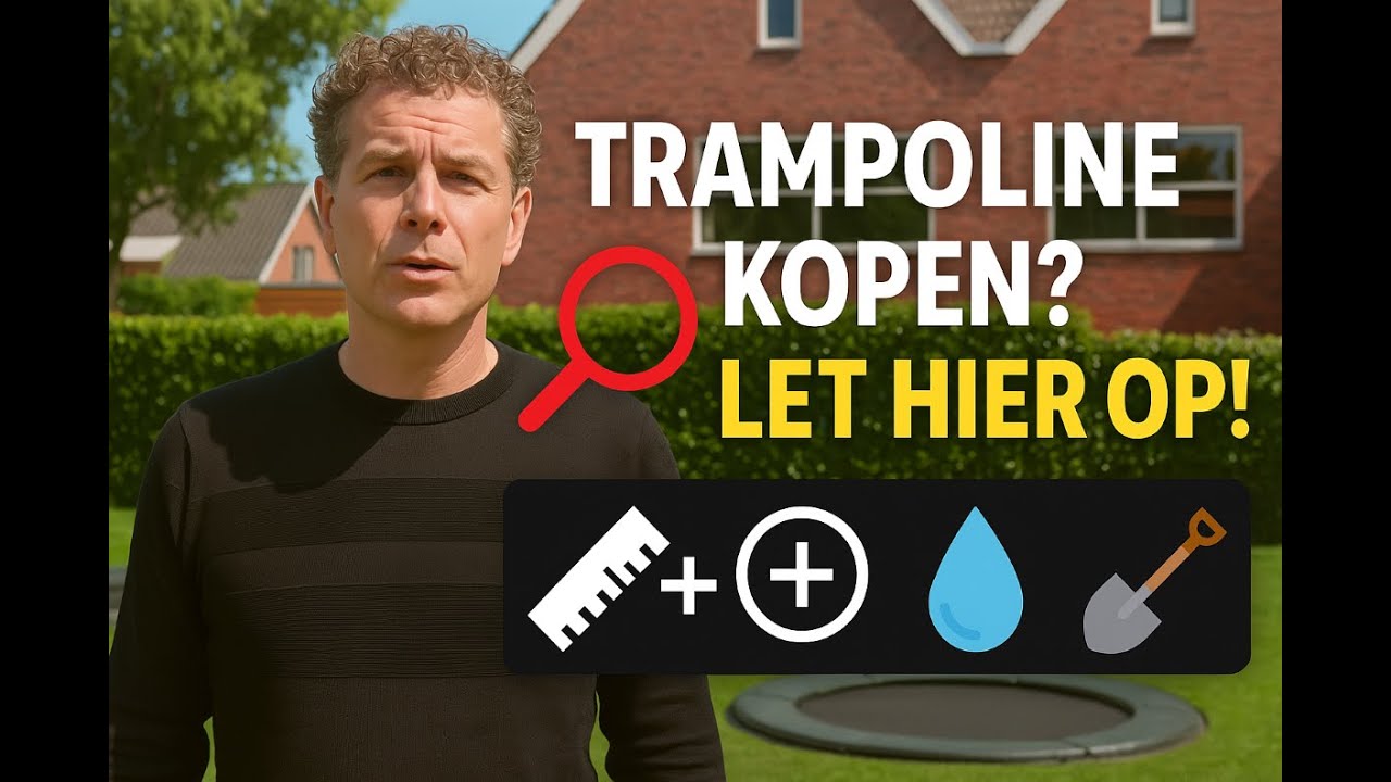 Trampoline kopen? Dit moet je &eacute;cht weten! (Grootte, vorm, ingraven & tips)