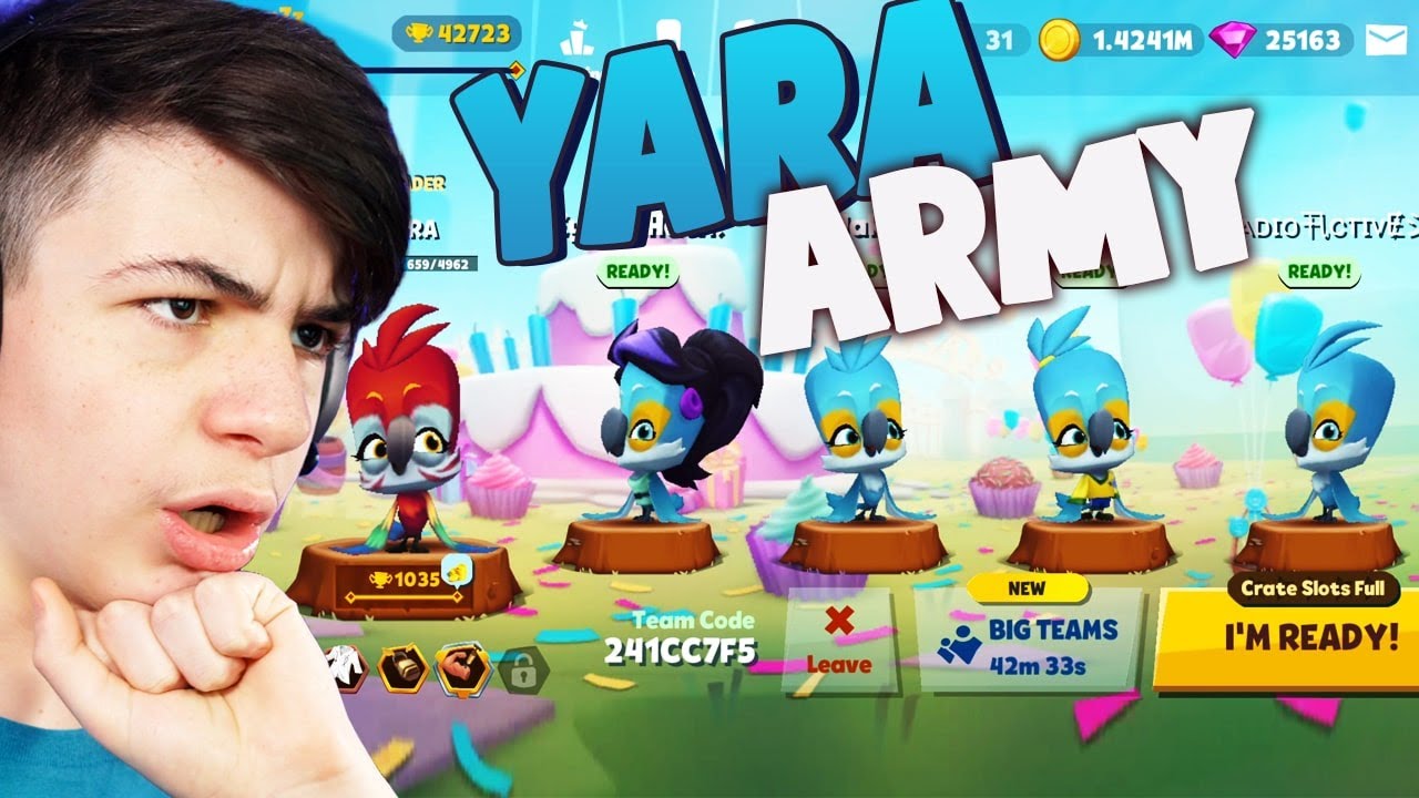 I MADE A YARA 🦜 ARMY IN ZOOBA