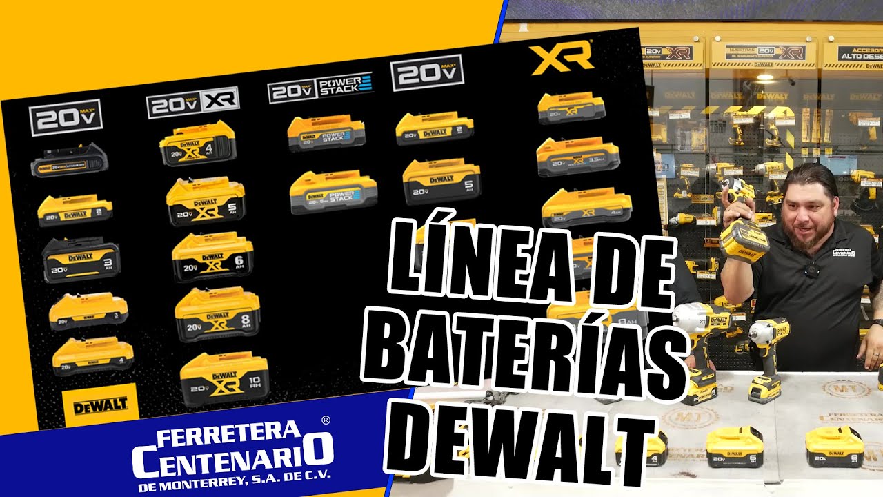 Línea de Baterias DeWalt ¿Cual elegir?