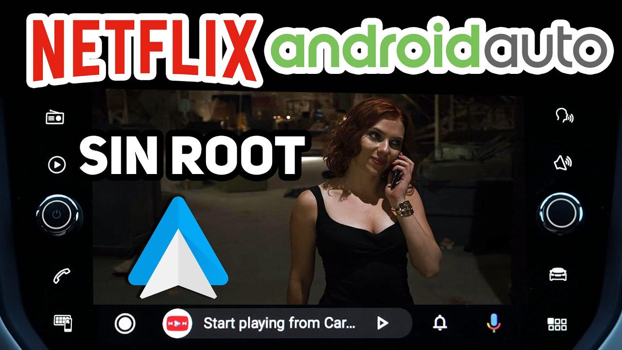 AAAD 🔥 Netflix y Screen Mirror en ANDROID Auto SIN ROOT 😲 GRATIS 2023