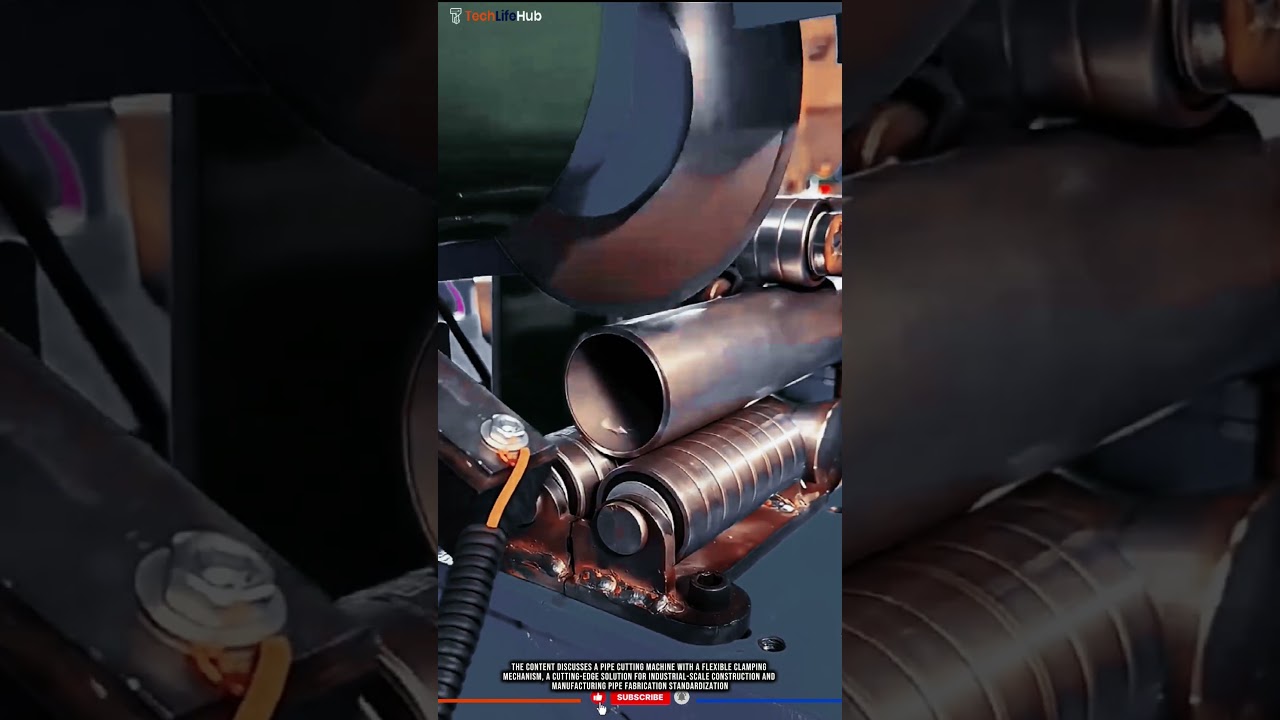 Innovation Pipe Cutter: Rotary Bearing Clamp Technology, Automatic & Precise Cut 