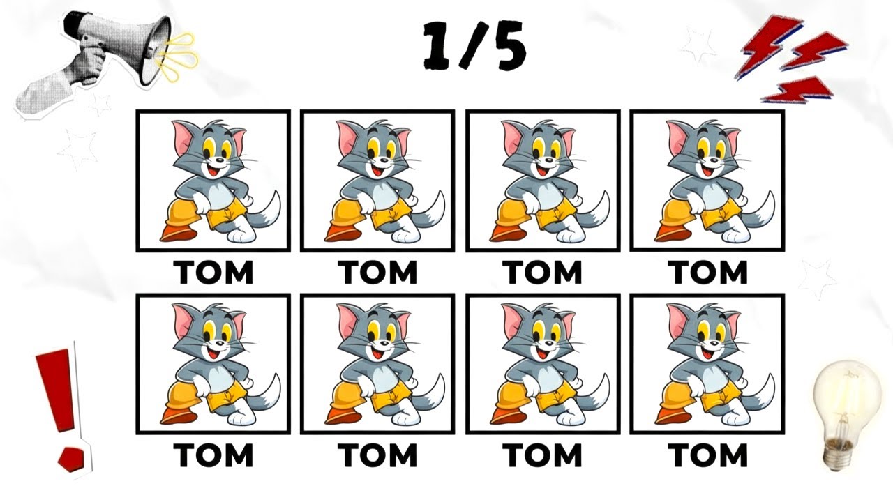 Say The Odd Word On Beat Challenge 13 | Level 1-5| TOM & JERRY