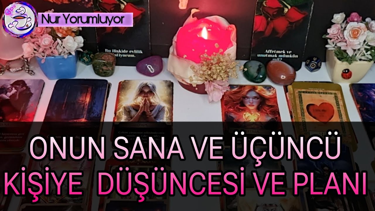 ÜÇLÜ İLİŞKİLER ❗❗ ONUN SANA VE ÜÇÜNCÜ KİŞİYE DUYGU ❗❗ DÜŞÜNCE VE PLANI NE ?#tarotfalı #keşfet