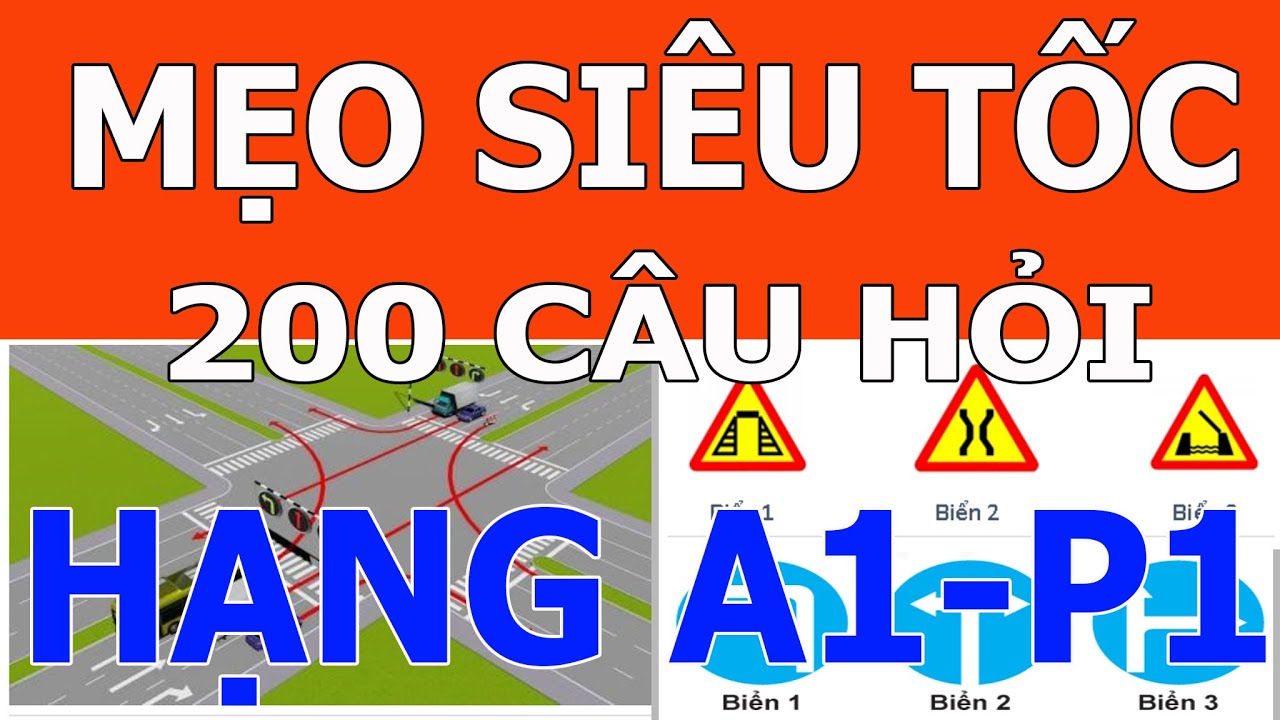 ✅ Mẹo thi bằng lái xe A1 mới nhất năm 2025 - học là đậu 100% ⛔️ Phần LÝ THUYẾT từ câu 01 đến câu 50