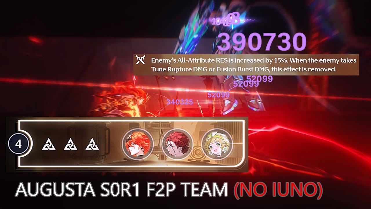INSANE Augusta S0R1 F2P TEAM | FLOOR 4 - HAZARD TOWER | Tower of Adversity 3.1