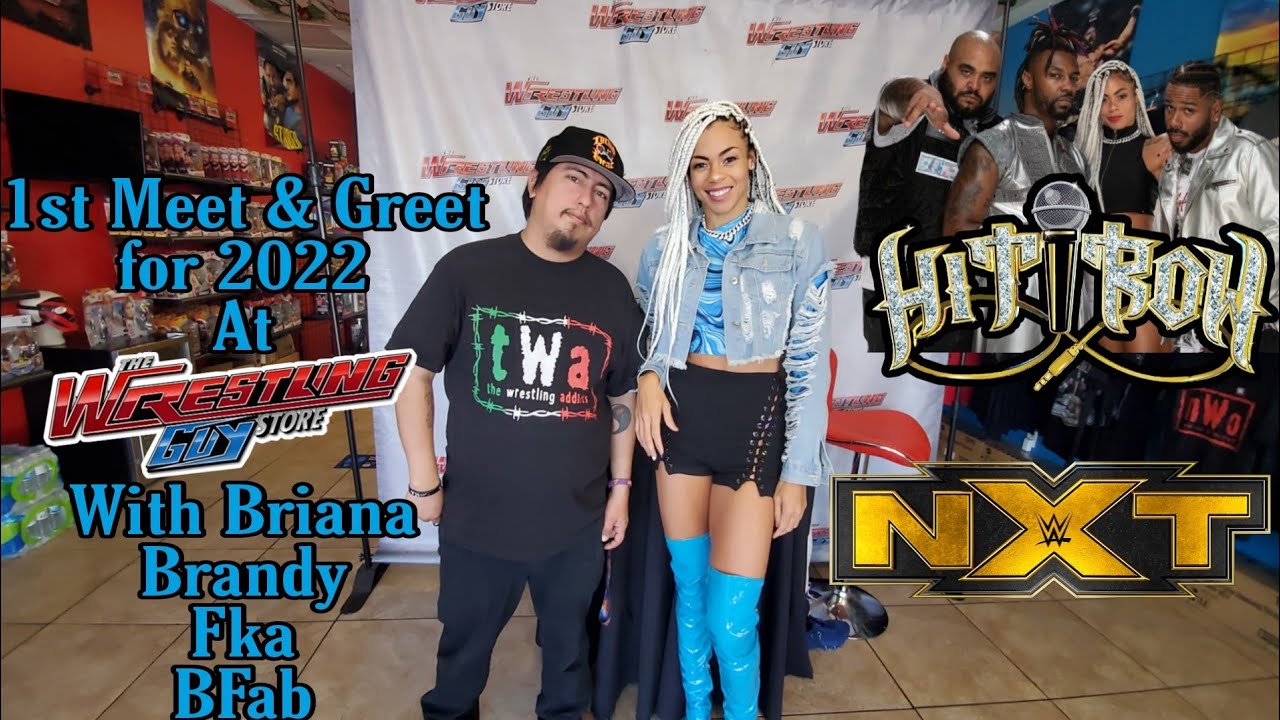 First Meet & Greet for 2022 At The Wrestling Guy Store With Briana Brandy!