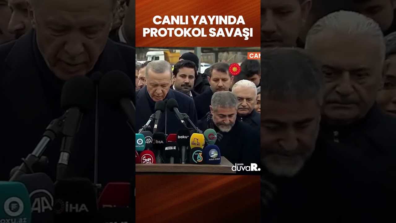 Erdoğan &ccedil;ok kızdı&hellip; Nebati ve Binali Yıldırım arasında Canlı yayında&nbsp;protokol&nbsp;savaşı