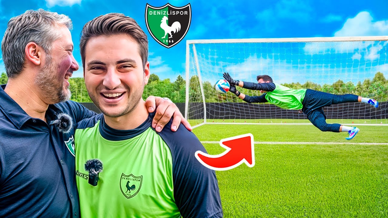 PROFESYONEL KALECİ OLDUM! |DENİZLİSPOR