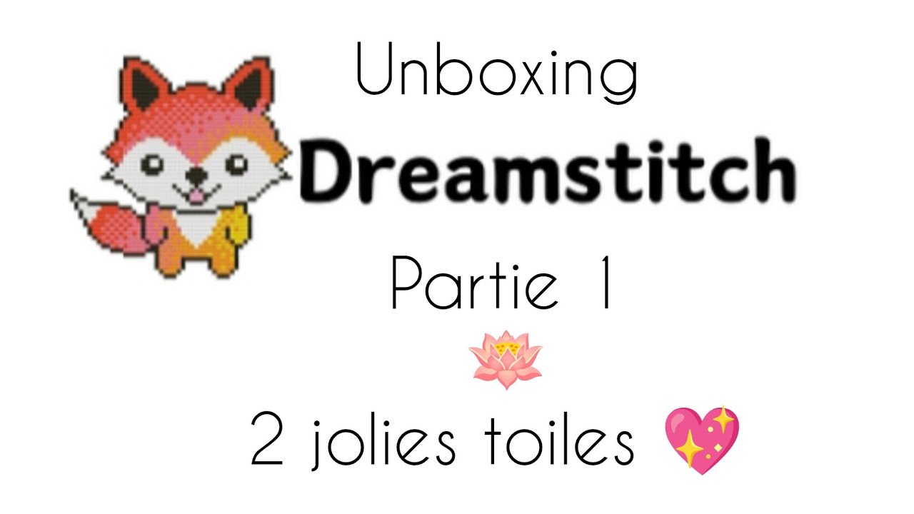🪷#unboxing #dreamstitch 🪷 2 jolies toiles #pointdecroix 💖💖 #crossstitch
