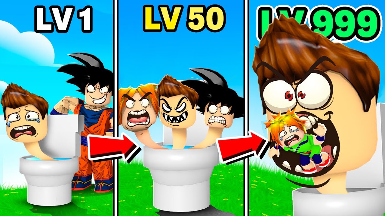 EVOLUINDO PRA VIRAR PRIVADA SKIBIDI QUE COME JOGADORES NO ROBLOX!! (Skibidi Toilet)